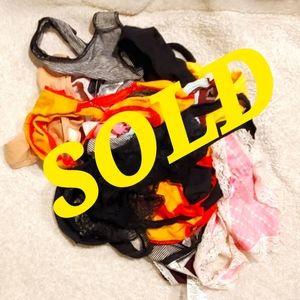 17 New womans medium Thong bundle.